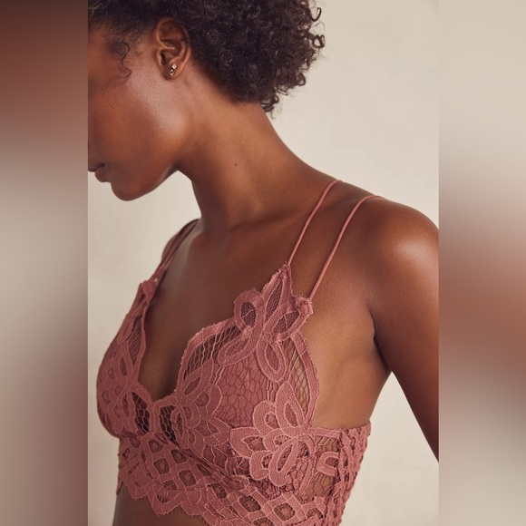 Free People Adella Lace Bralette- Copper - Picture 4 of 7